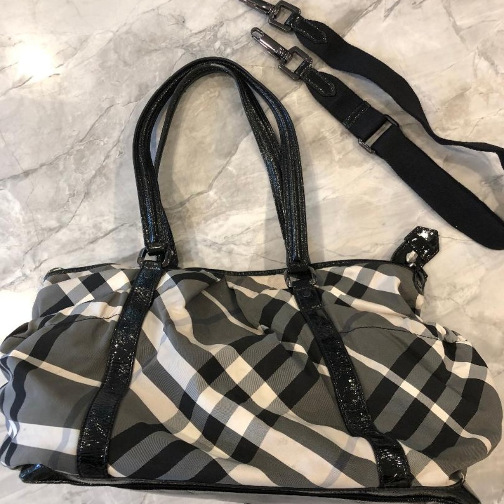 Burberry diaper bag